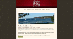 Desktop Screenshot of fishcreekbeachhouse.com